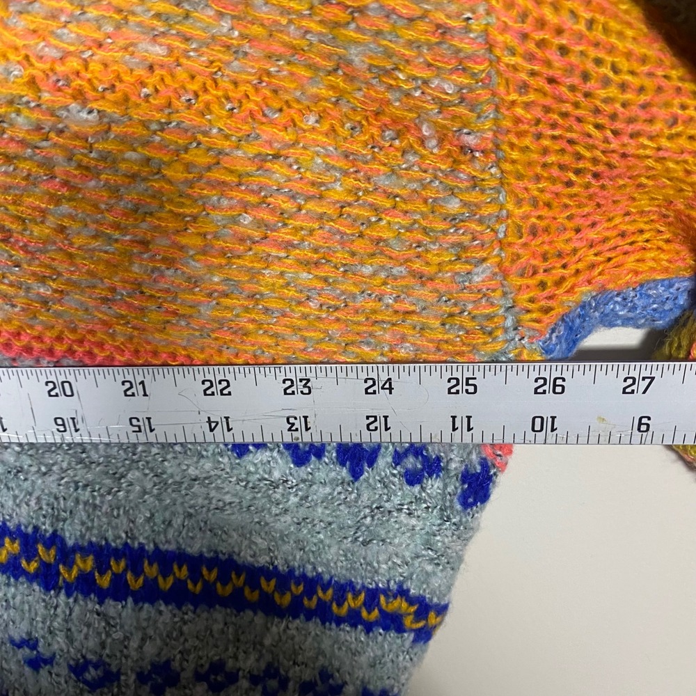 NWT Sincerely Jules Patchwork Open Front Knit Car… - image 14